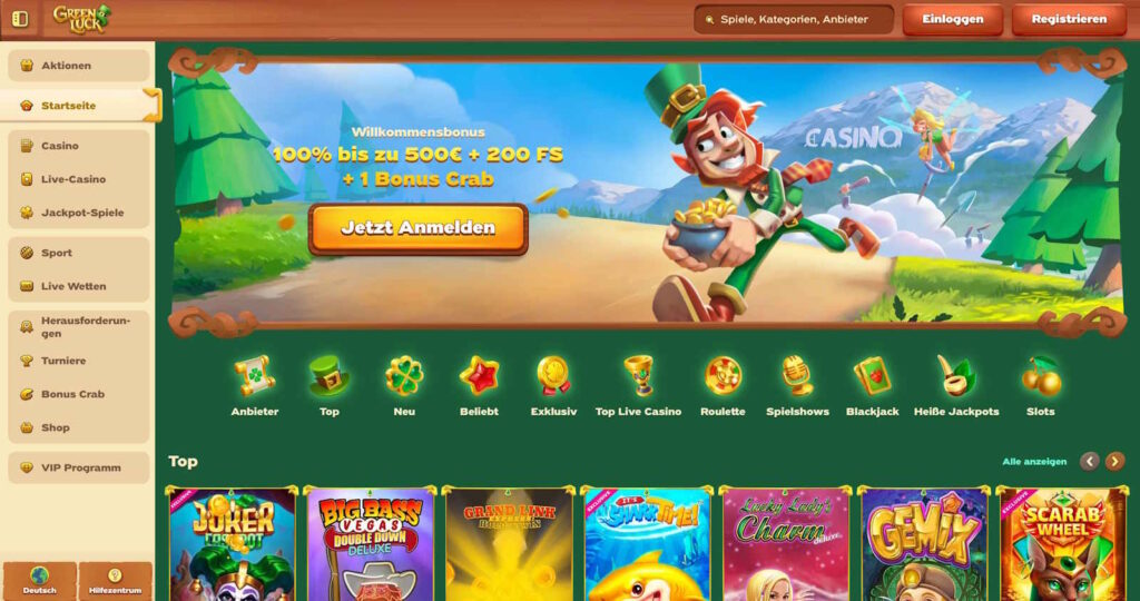 green luck startseite