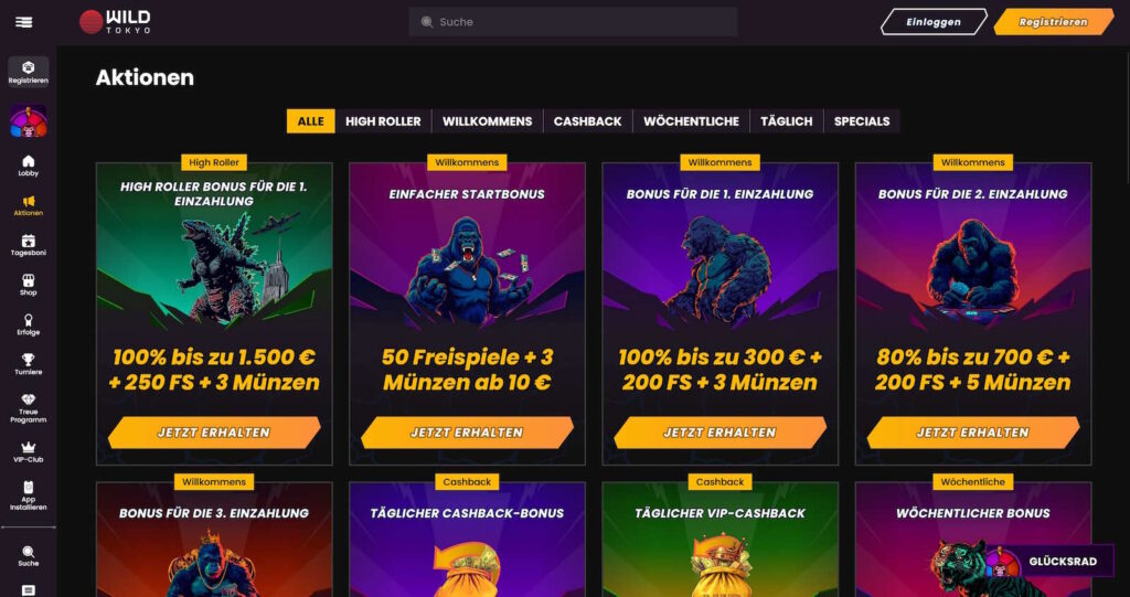 Wild Tokyo 10 Wild Tokyo Bonus