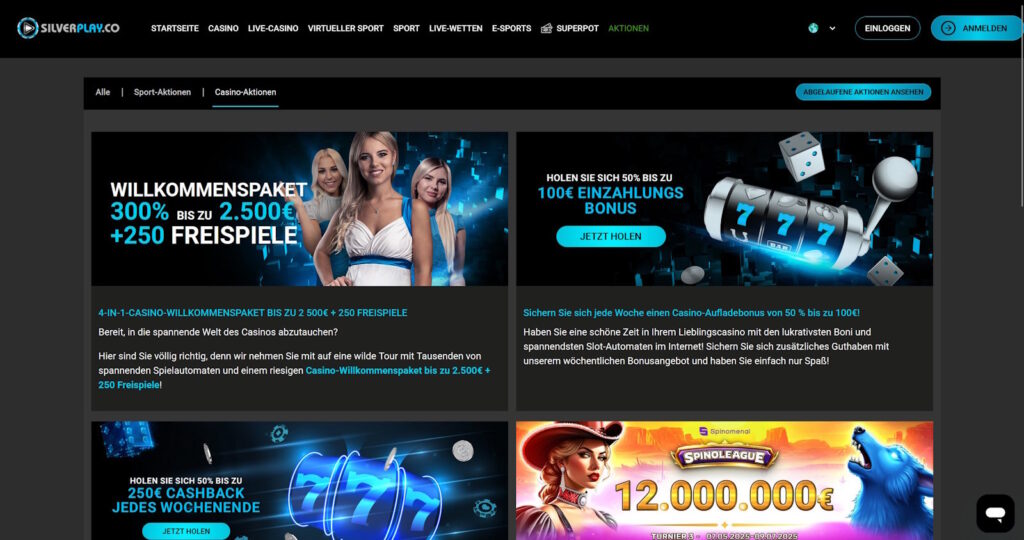 silverplay online casino bonusangebote