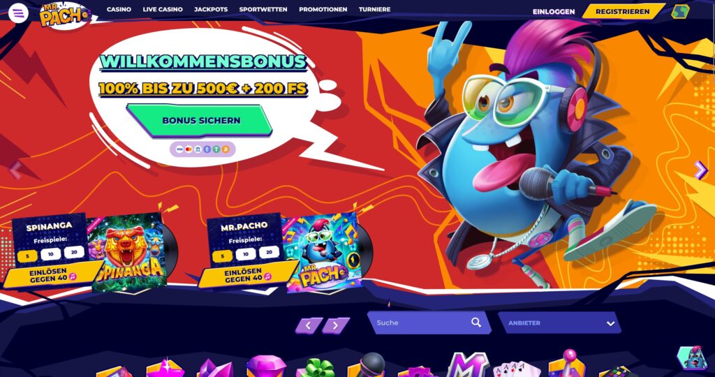 MrPacho Casino Startseite