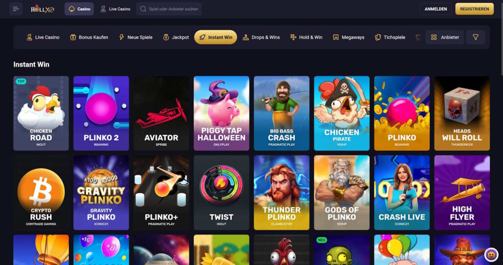RollXO 6 RollXO Casino Instant Win