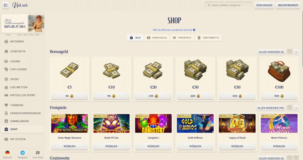 VIP Luck 9 VipLuck Shop