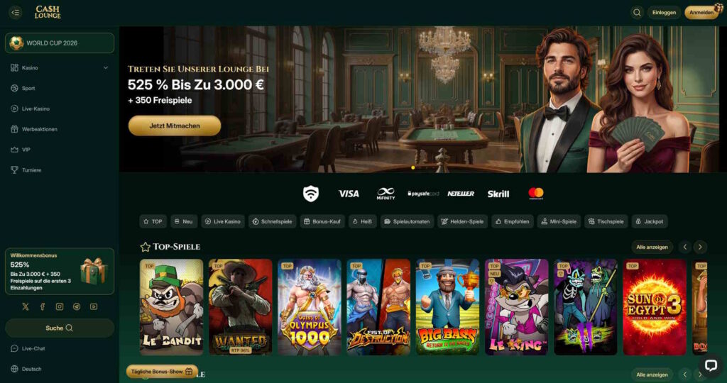 CashLounge 10 Cashlounge Startseite