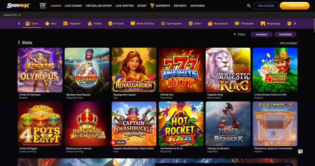 Spinimax 2 Spinimax Casino Slotautomaten