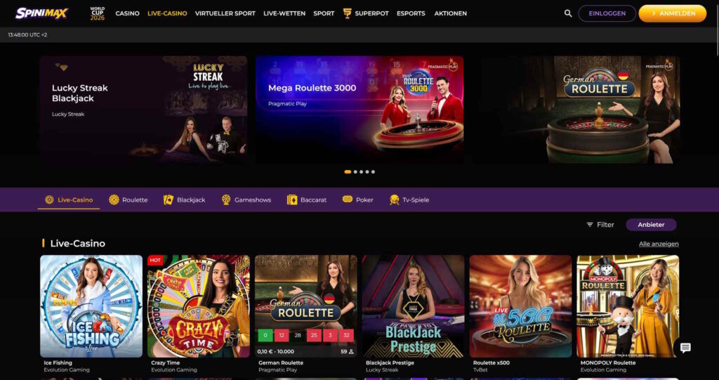 Spinimax 3 Spinimax Live Casino
