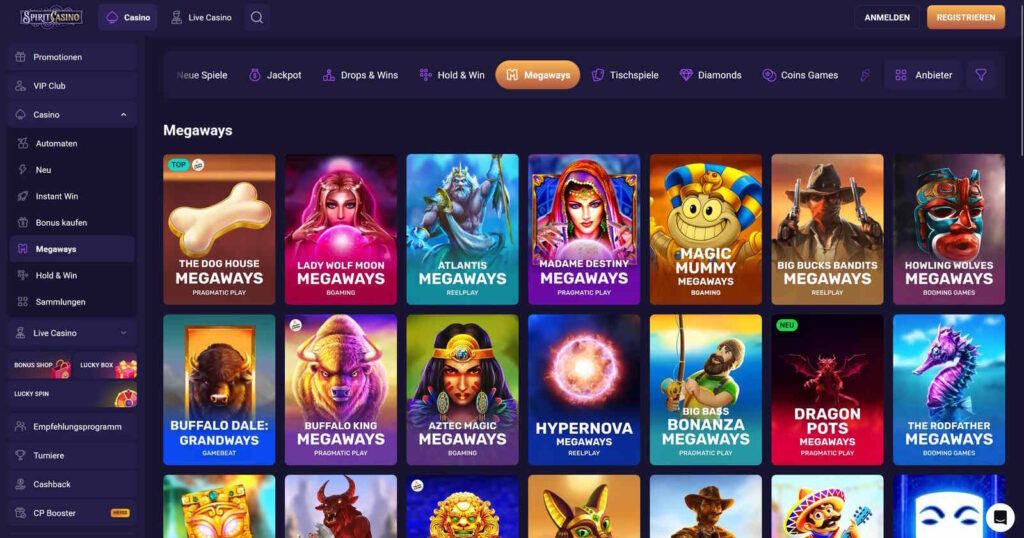 Spirit 3 Spirit Casino Megaways