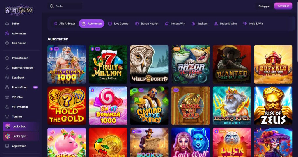 Spirit 5 spirit casino automatenspiele